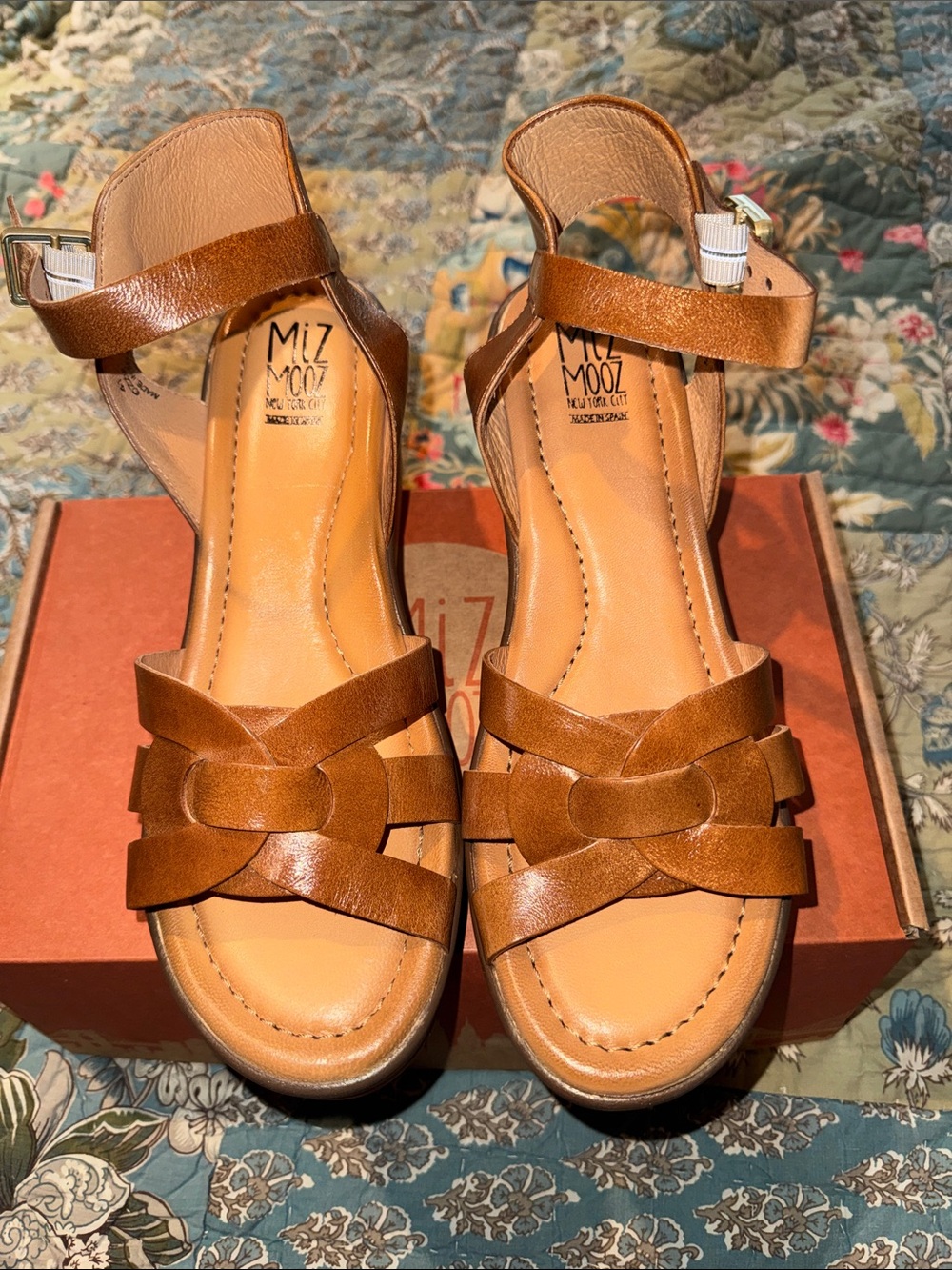 Miz Mooz Brandy Leather Braided-Strap Sandals-The Ozzie